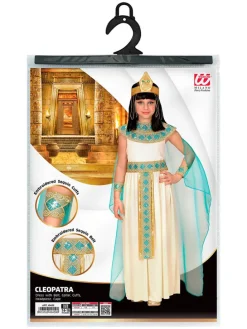 6-częściowy kostium "Cleopatra" w kolorze turkusowo-kremowym