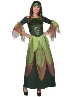 2-częściowy kostium "Forest elf" w kolorze zielonym