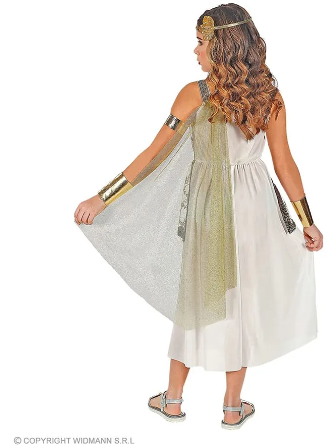 4-częściowy kostium "Greek goddess" w kolorze złoto-białym