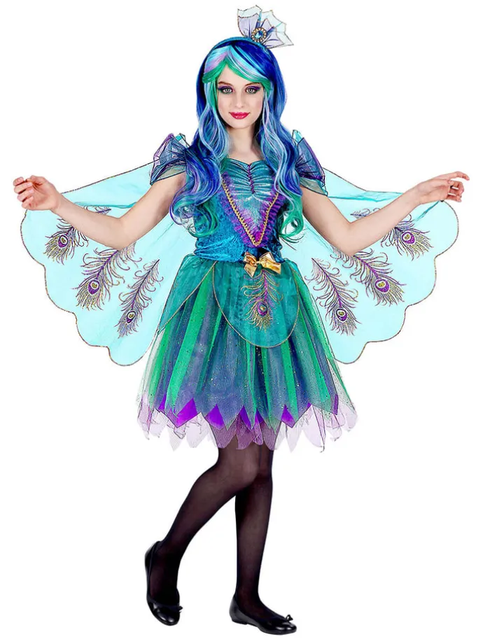 2-częściowy kostium "Peacock" w kolorze turkusowo-niebieskim