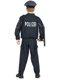 3-częściowy kostium "Police officer" w kolorze granatowym