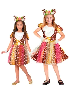 3-częściowy kostium "Reindeer" w kolorze brązowo-jasnoróżowo-białym