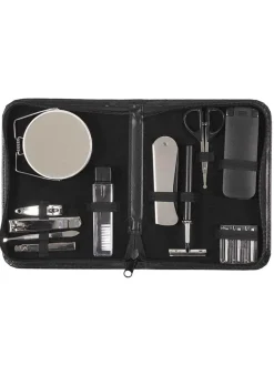 12-częściowy zestaw do manicure w kolorze czarnym
