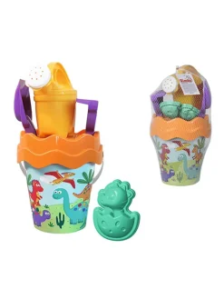 6-częściowy zestaw do piaskownicy "Dino" - 10 m+