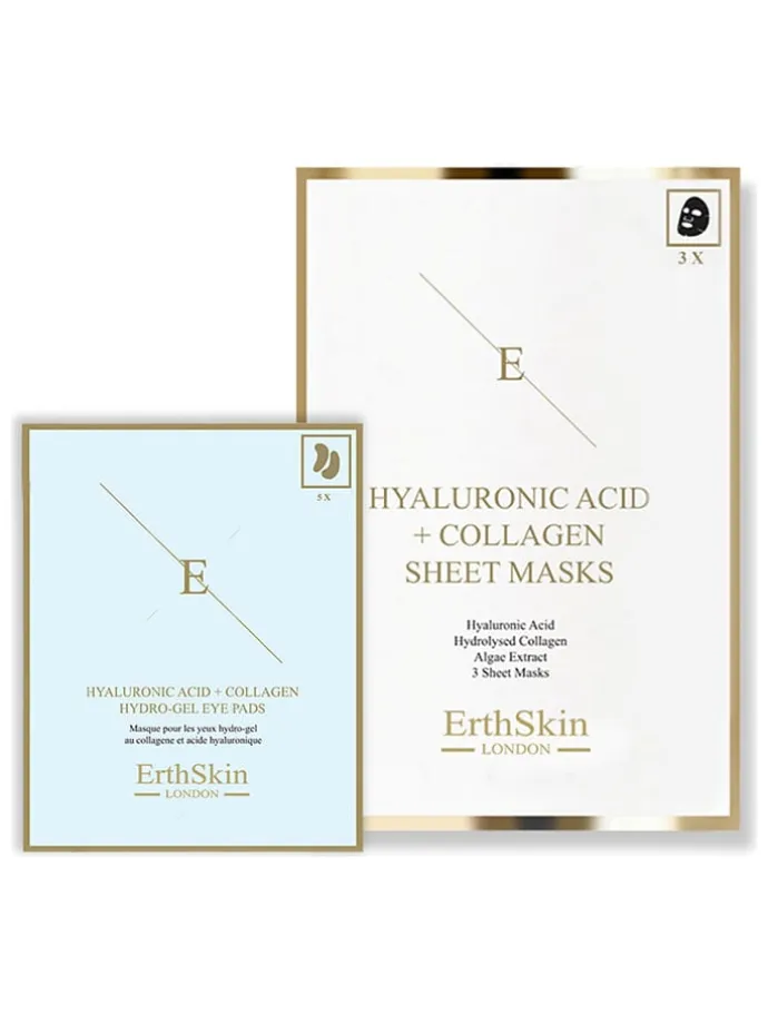 8-częściowy zestaw "Hyaluronic Acid + Collagen" do pielęgnacji twarzy