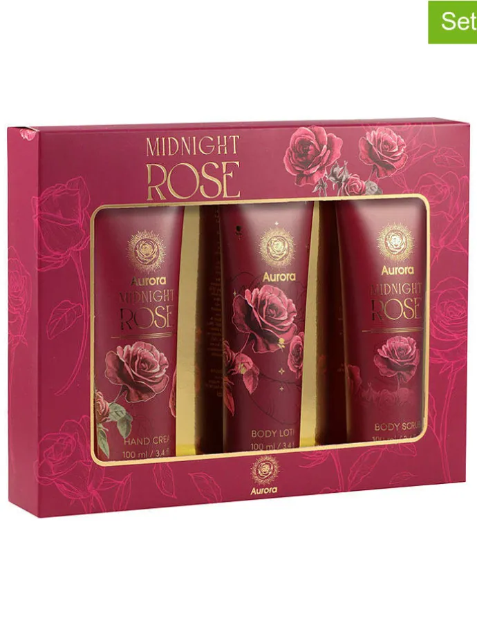 3-częściowy zestaw pielęgnacyjny "Midnight Rose"