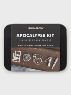 6-częściowy zestaw ratunkowy "Apocalypse Kit" w kolorze czarnym