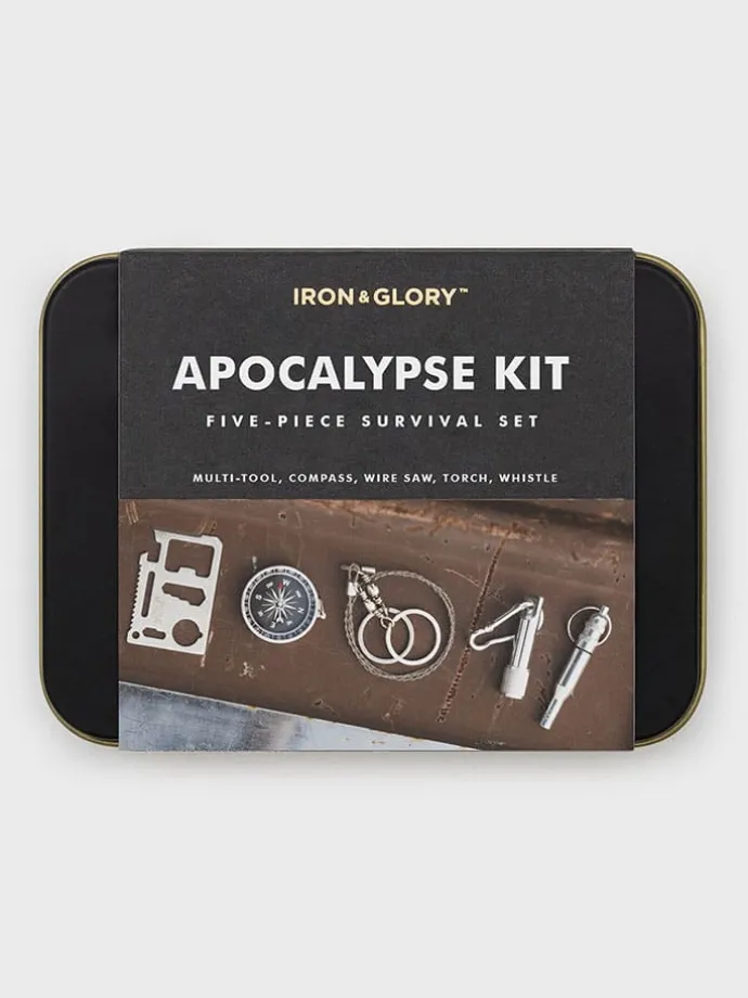 6-częściowy zestaw ratunkowy "Apocalypse Kit" w kolorze czarnym