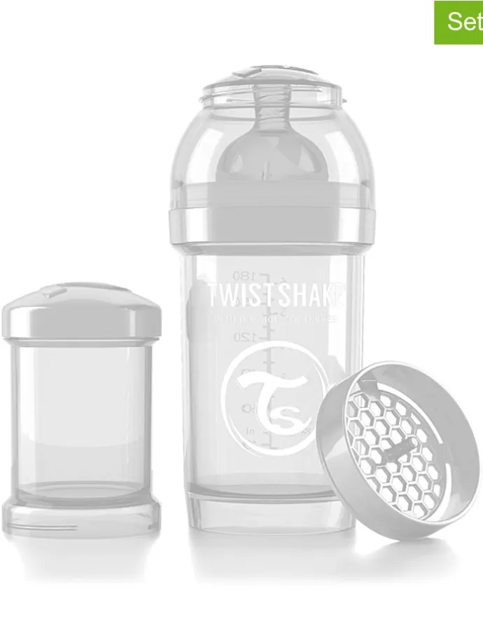 2-częściowy zestaw w kolorze białym - 180 ml