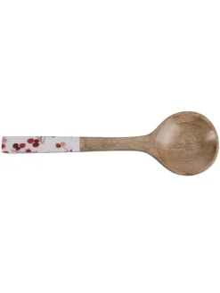 2-częściowy zestaw w kolorze brązowo-białym - dł. 33,5 cm