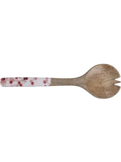 2-częściowy zestaw w kolorze brązowo-białym - dł. 33,5 cm