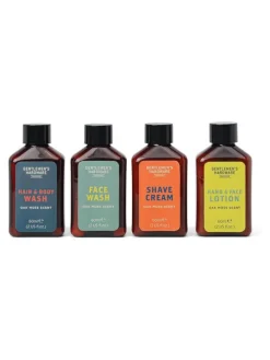 4-częściowy zestaw w kolorze oliwkowym do pielęgnacji ciała - 4x 60 ml