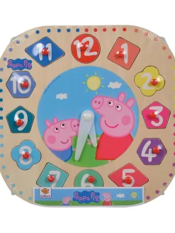 13-częściowy zestaw zegar-układanka "Peppa Pig" - 2+