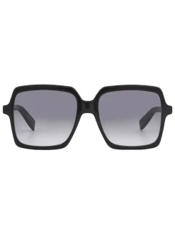 Damskie okulary przeciwsłoneczne w kolorze czarno-szarym