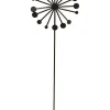 Dekoracja ogrodowa "Blossom" w kolorze czarnym - 57,5 x 15 cm