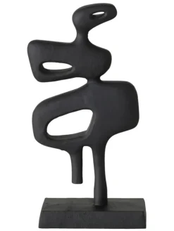 Dekoracja "Peco" w kolorze czarnym - wys. 28 cm