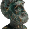 Dekoracyjna figurka LED "Bearded Man" w kolorze szarym - wys. 11 x Ø 7 cm