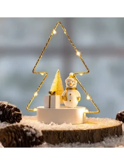 Dekoracyjna lampa LED "Christmastree" w kolorze ciepłej bieli - 16 x 20 x 12 cm