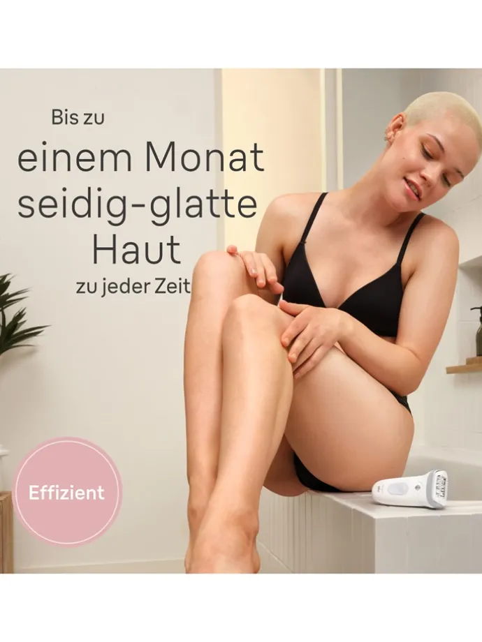 Depilator "Silk-épil 7-041" w kolorze srebrno-białym