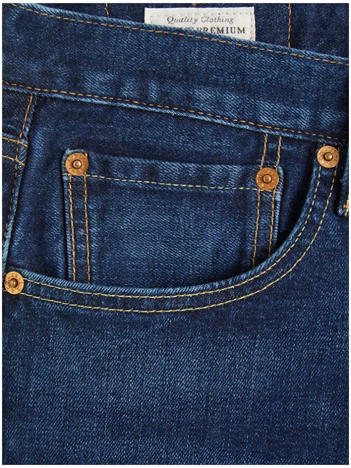 Dżinsy "501" - Regular waist - w kolorze granatowym