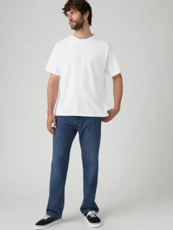 Dżinsy "555" - Relaxed fit - w kolorze granatowym