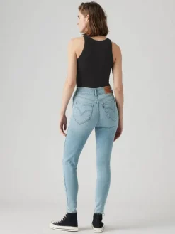 Dżinsy - Skinny fit - w kolorze błękitnym