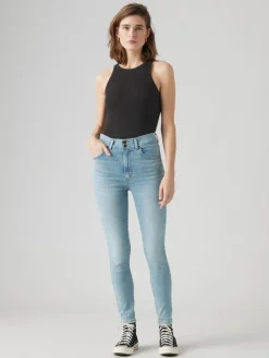 Dżinsy - Skinny fit - w kolorze błękitnym