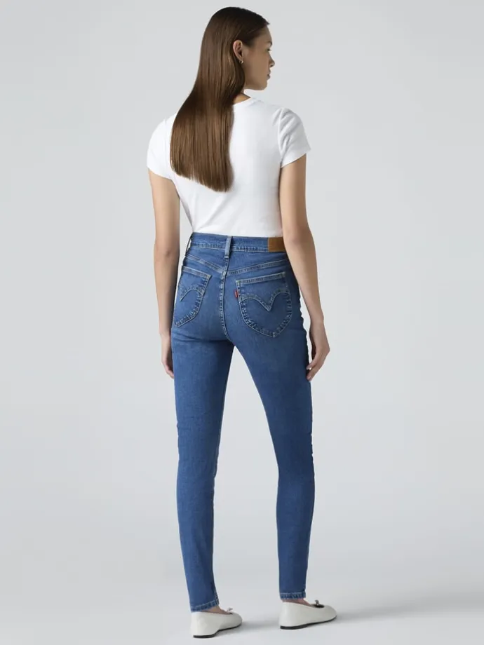 Dżinsy - Skinny fit - w kolorze niebieskim