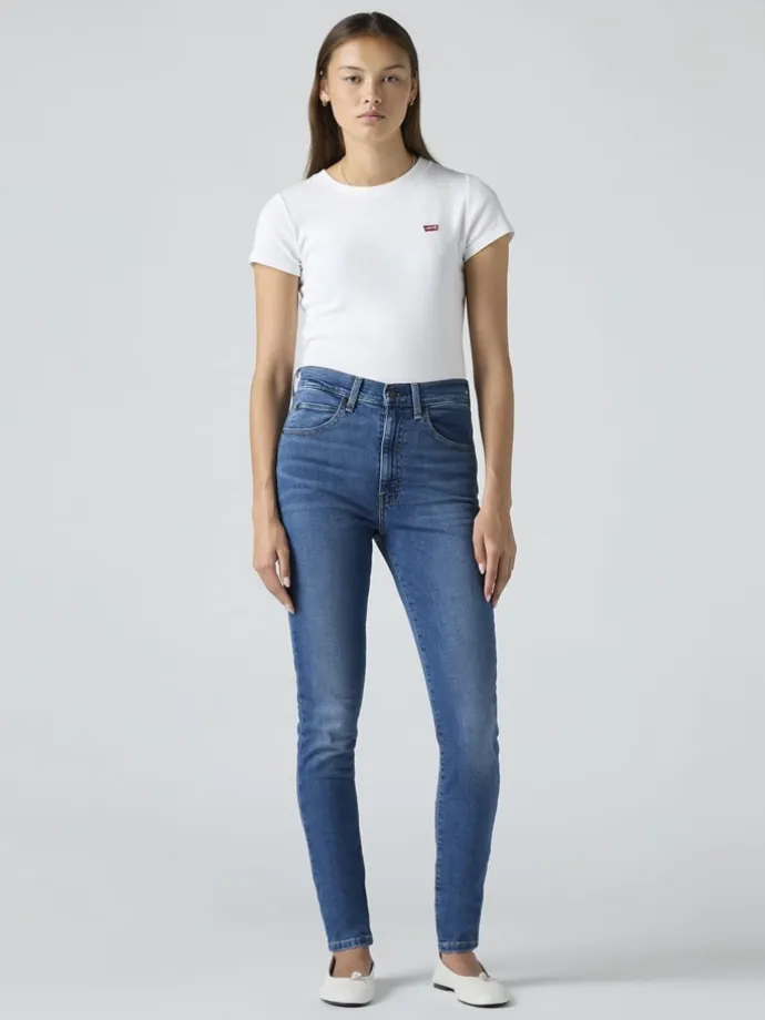 Dżinsy - Skinny fit - w kolorze niebieskim
