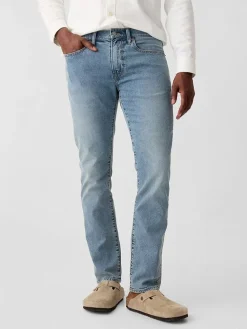 Dżinsy - Slim fit - w kolorze błękitnym