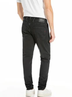 Dżinsy - Slim fit - w kolorze czarnym