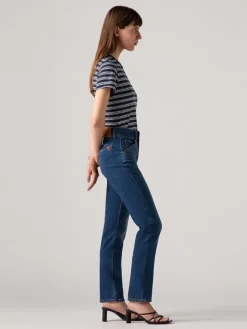 Dżinsy - Slim fit - w kolorze granatowym