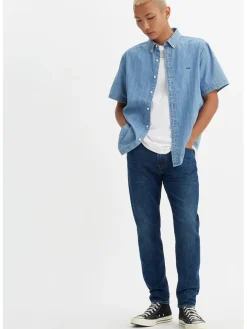 Dżinsy - Slim fit - w kolorze granatowym