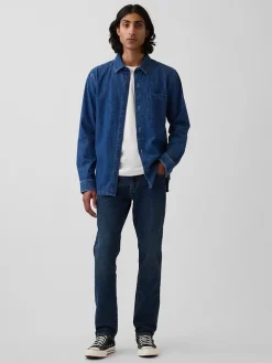 Dżinsy - Slim fit - w kolorze granatowym
