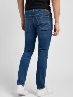 Dżinsy - Slim fit - w kolorze granatowym