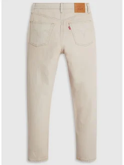 Dżinsy - Slim fit - w kolorze kremowym