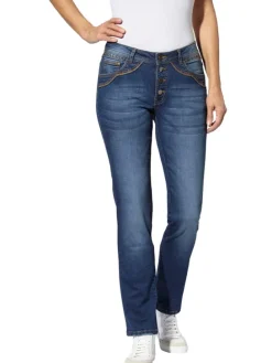 Dżinsy - Slim fit - w kolorze niebieskim