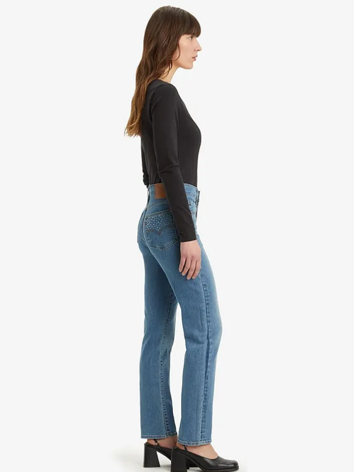 Dżinsy - Slim fit - w kolorze niebieskim