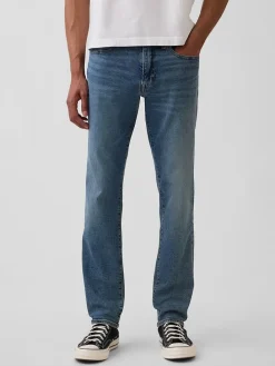 Dżinsy - Slim fit - w kolorze niebieskim