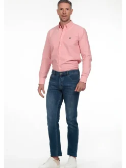 Dżinsy - Slim fit - w kolorze niebieskim