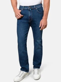 Dżinsy - Slim fit - w kolorze niebieskim