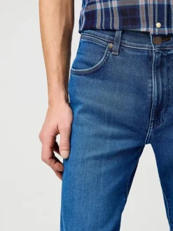 Dżinsy - Slim fit - w kolorze niebieskim