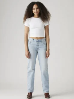 Dżinsy "501 '90S" - Mom fit - w kolorze błękitnym