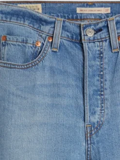 Dżinsy - Straight fit - w kolorze błękitnym