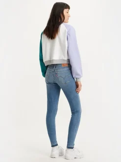 Dżinsy - Super Skinny fit - w kolorze niebieskim