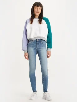 Dżinsy - Super Skinny fit - w kolorze niebieskim