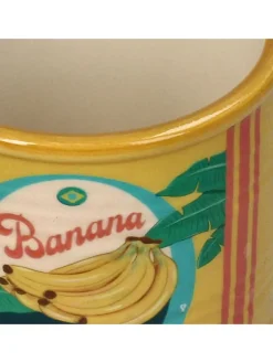 Doniczka "Banana" w kolorze żółtym - wys. 6,3 x Ø 7,3 cm