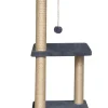 Drapak w kolorze szarym dla kota - 28 x 80 x 35 cm