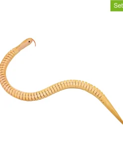 Drewniane węże (6 szt.) w kolorze jasnobrązowym - dł. 48,5 cm