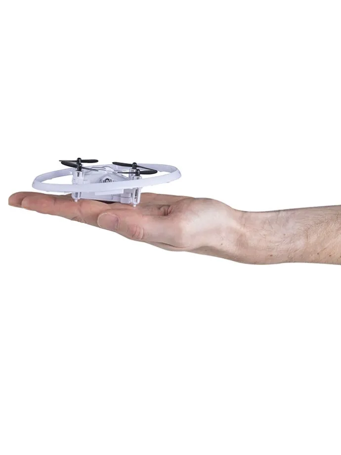 Dron zdalnie sterowany w kolorze białym - 14+